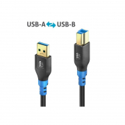 FlexInstall USB-A - USB-B Kabel PureLink