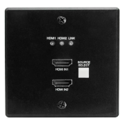 HDMI Väggpanel Front, Svart AVPro Edge