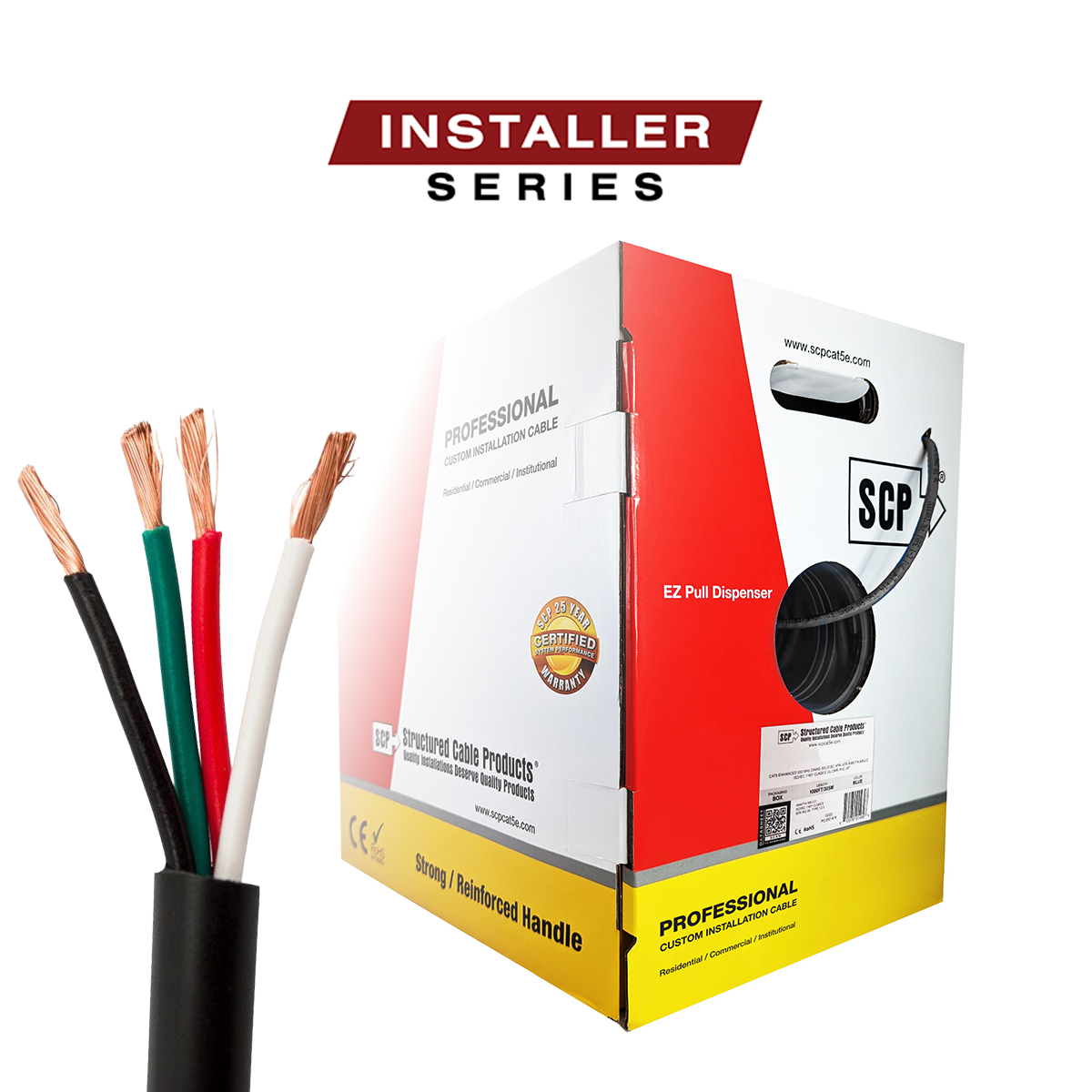 Högtalarkabel InstallerSeries - 4x14 AWG