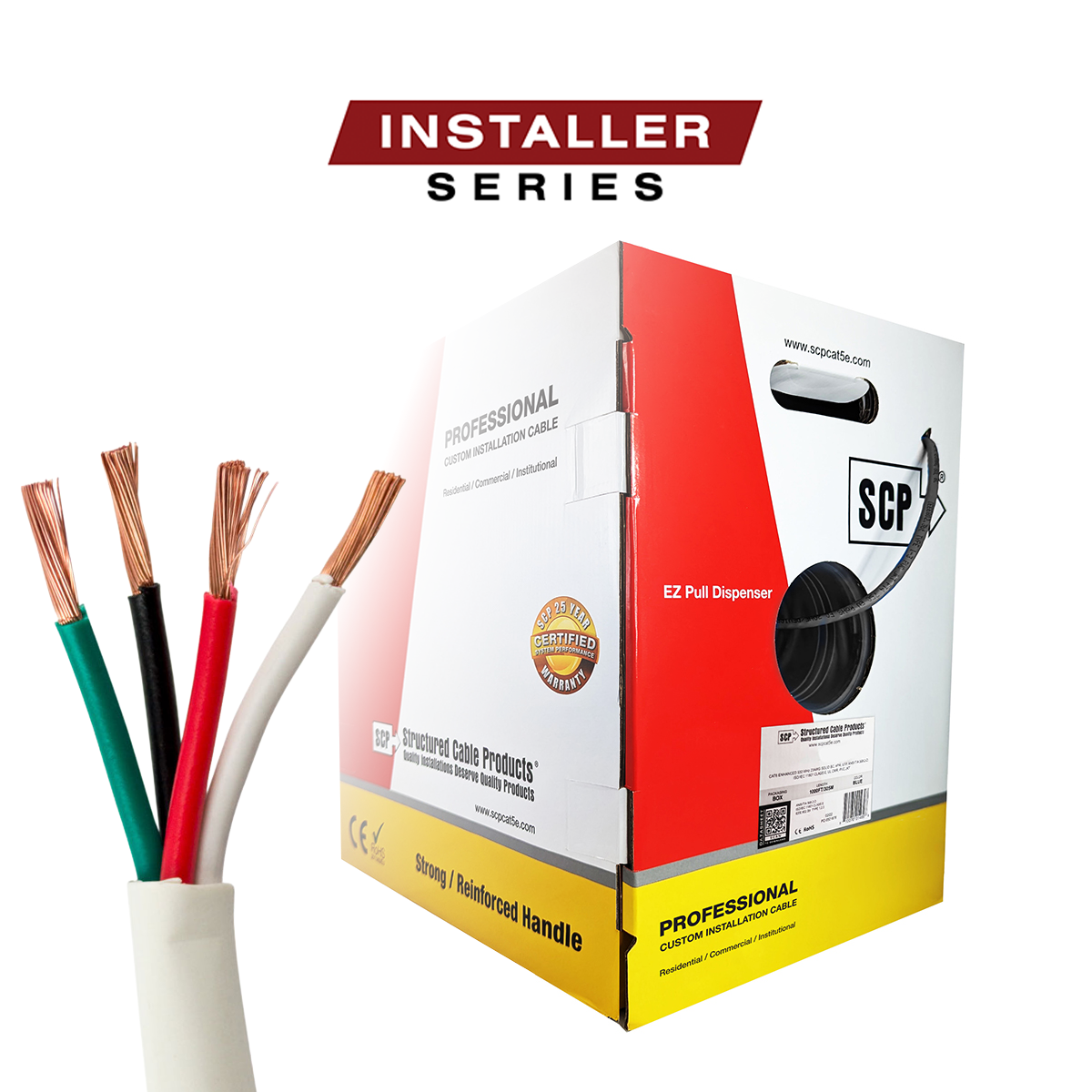Högtalarkabel InstallerSeries - 4x14 AWG