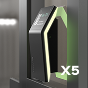 Booking Device - Glasväggsmontering Humly